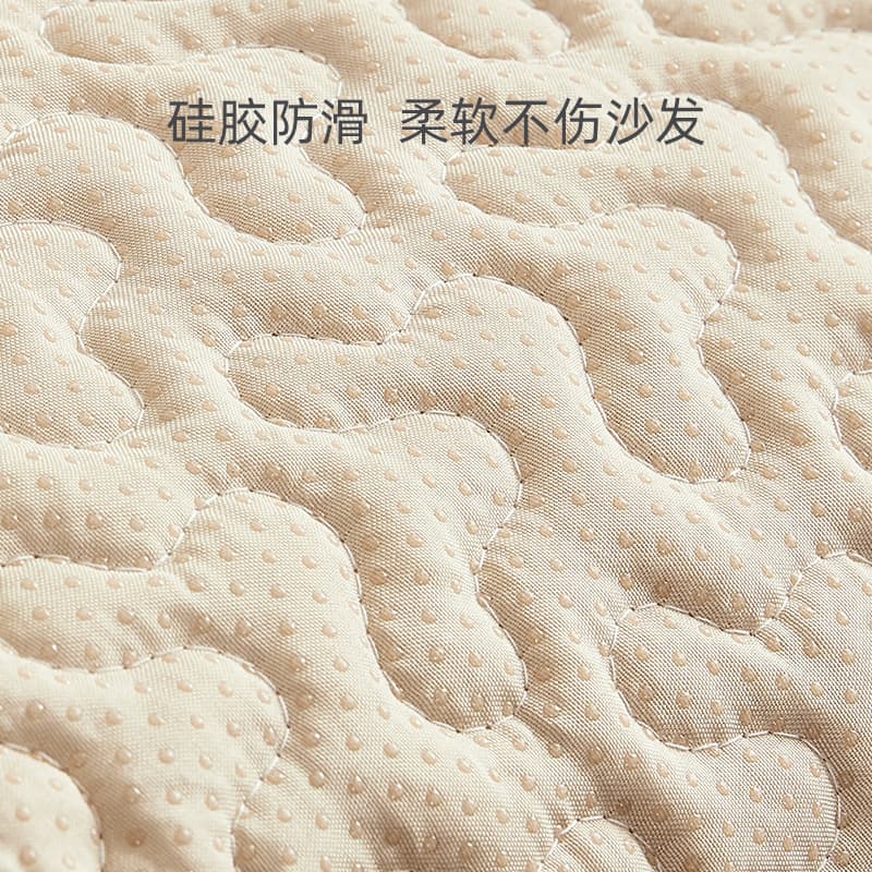 ソファーカバー 立体編み込み模様上質綿麻ソファーカバー